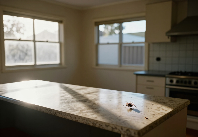 Termite damage in a Belmore home before treatment